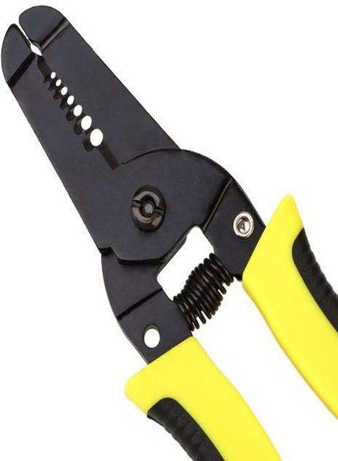 Inditrust مجموعة أدوات التجعيد الهيدروليكية متعددة الوظائف من إنديتراست RJ45 وRJ11، تتضمن قاطع/مُعرّي/كماشة لكابلات إيثرنت LAN، مع أسلاك بقياس 10-22 AWG - Image 4